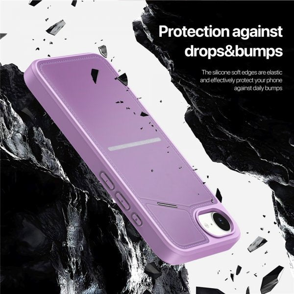 Dux Ducis iPhone 16e/17e -kuori Rafi II Series MagSafe violetti