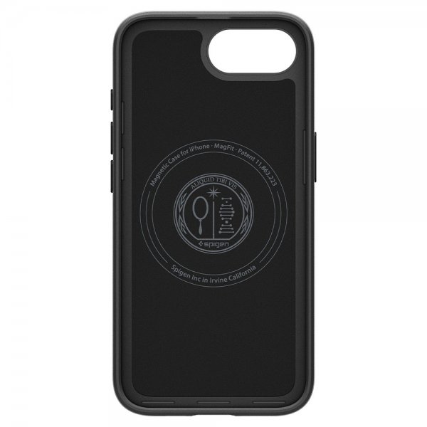 Spigen iPhone 16e/17e Thin Fit MagFit -kuori, musta