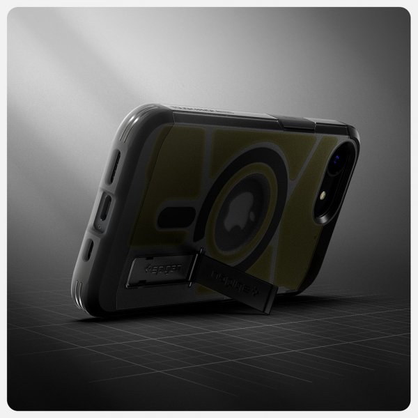 Spigen iPhone 16e/17e Suojakuori Tough Armor MagFit Frost Black
