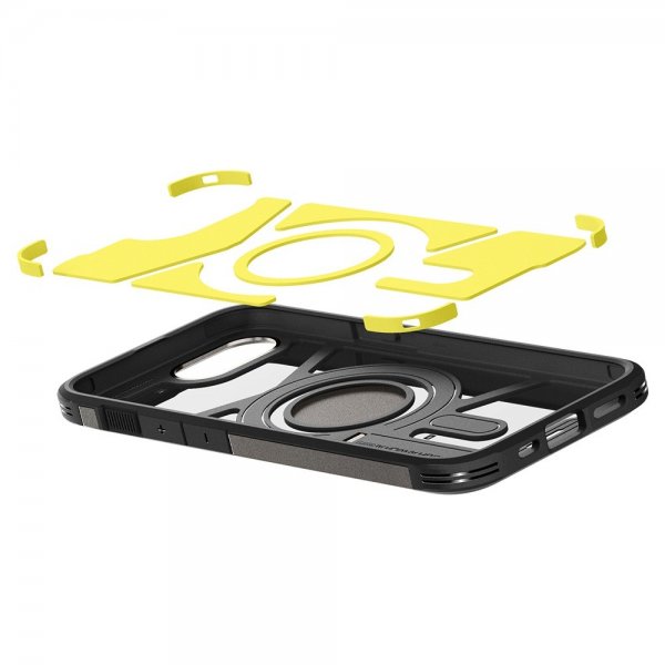 Spigen iPhone 16/17 -kuori, Tough Armor MagFit, Gunmetal