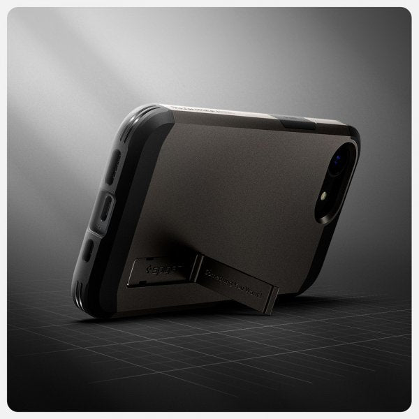 Spigen iPhone 16/17 -kuori, Tough Armor MagFit, Gunmetal