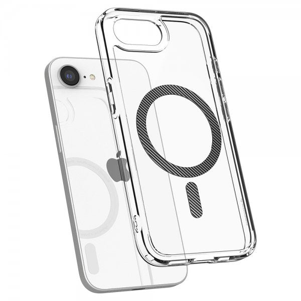 Spigen iPhone 16/17 -suojakuori Ultra Hybrid MagFit Carbon Fiber