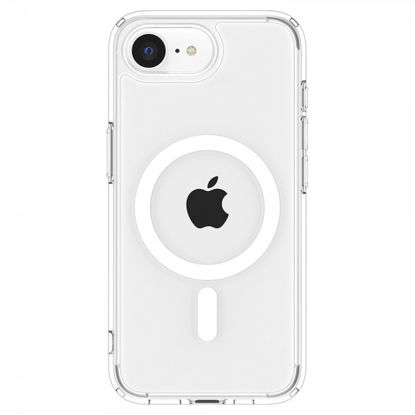 Spigen iPhone 16/17 Ultra Hybrid MagFit Clear White -kuori