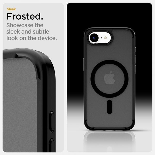 Spigen iPhone 16/17 Kuori Ultra Hybrid MagFit Frost Black