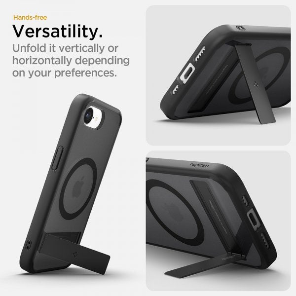 Spigen iPhone 16/17 Ultra Hybrid S MagFit Frost Black -suojakuori