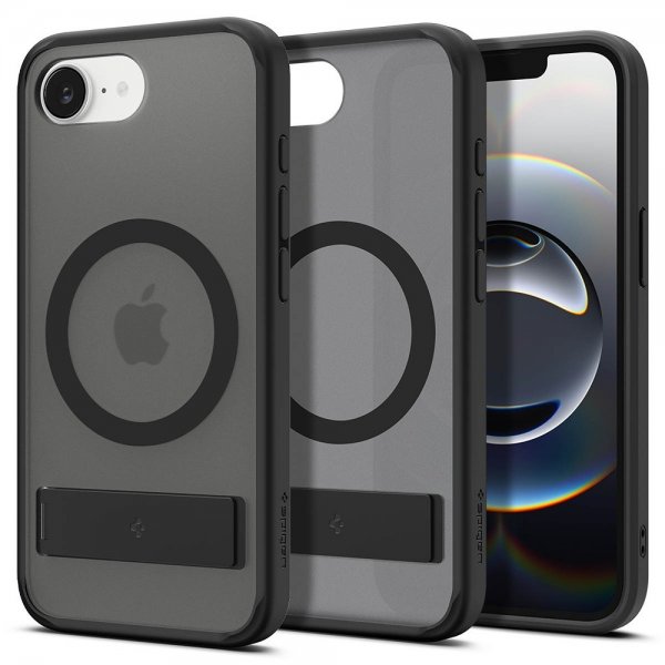 Spigen iPhone 16/17 Ultra Hybrid S MagFit Frost Black -suojakuori