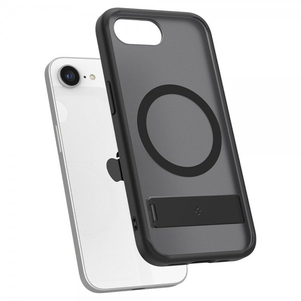 Spigen iPhone 16/17 Ultra Hybrid S MagFit Frost Black -suojakuori