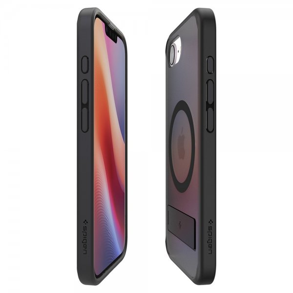 Spigen iPhone 16/17 Ultra Hybrid S MagFit Frost Black -suojakuori