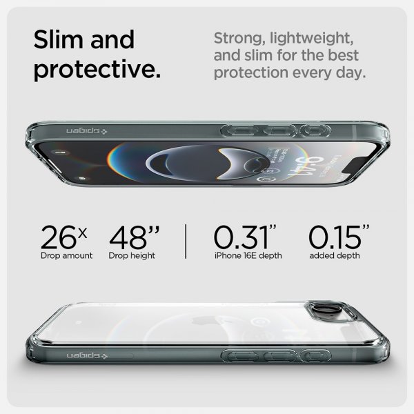 Spigen iPhone 16/17 Ultra Hybrid Space Crystal -suojakuori