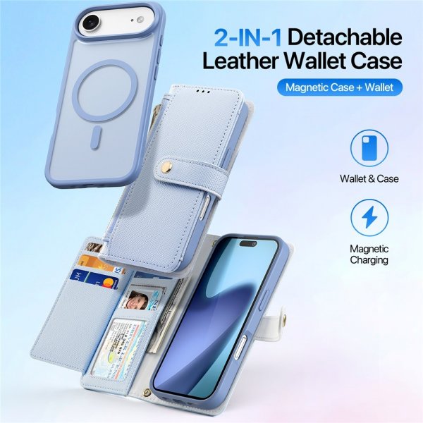 Dux Ducis iPhone Air Case 2-in-1 Lawa Series MagSafe Sininen