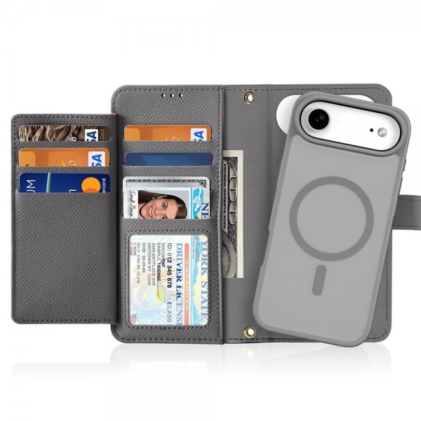 Dux Ducis iPhone Air -kotelo 2-in-1 Lawa Series MagSafe harmaa