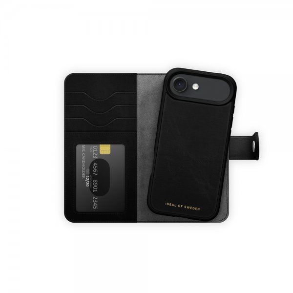 Ideal of Sweden iPhone Air -suojakuori Magnet Wallet+ MagSafe, musta