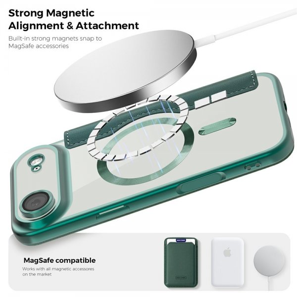 iPhone Air -kuori MagSafe vihreä