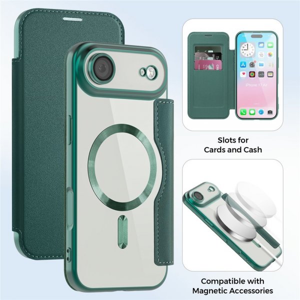 iPhone Air -kuori MagSafe vihreä
