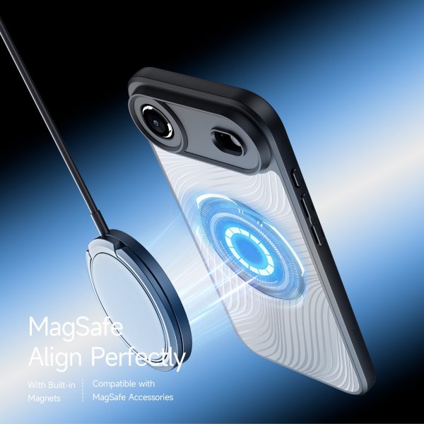 Dux Ducis iPhone Air -kuori Aimo Series MagSafe, musta