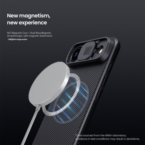 Nillkin iPhone Air -kuori CamShield Pro MagSafe musta