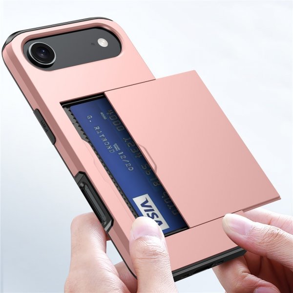 iPhone Air -suojakuori korttipaikalla, musta