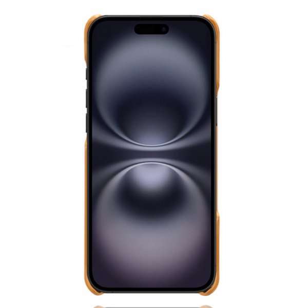 iPhone Air Kuoret, joissa kaksi korttipaikkaa, vaaleanruskea