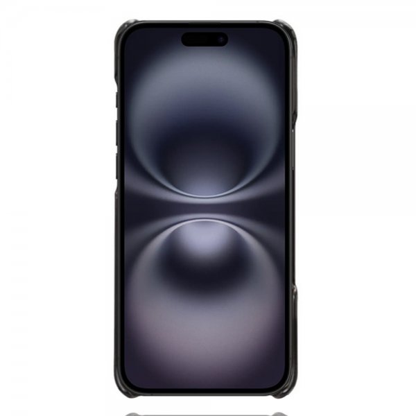 iPhone Air -kuori, jossa kaksi korttipaikkaa, musta