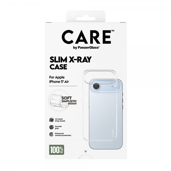 CARE by PanzerGlass iPhone Air Skal Slim X-Ray Läpinäkyvä