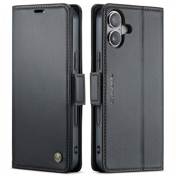 CaseMe iPhone 17 -kotelo 023 Series Musta