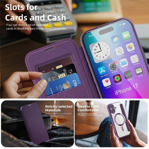 iPhone 17 Suojakuori MagSafe Violetti