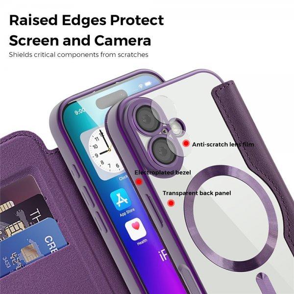 iPhone 17 Suojakuori MagSafe Violetti