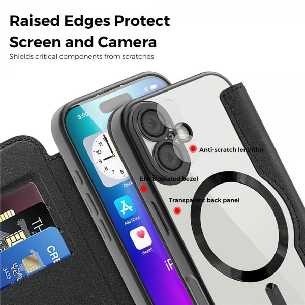iPhone 17 -kotelo MagSafe Musta
