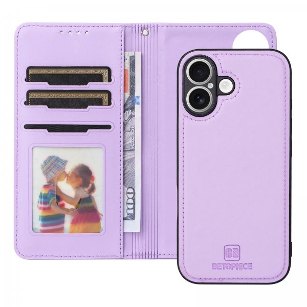 Betopnice iPhone 17 -suojakuori irrotettavalla kuorella 005 Violetti