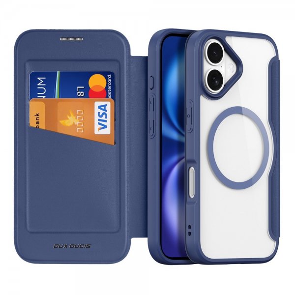 Dux Ducis iPhone 17 -kuori Skin X Pro Series MagSafe, sininen