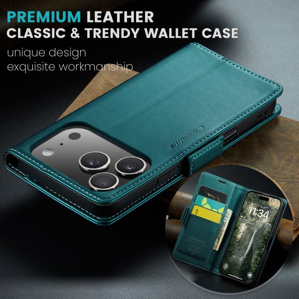 CaseMe iPhone 17 Pro -suojakuori 023 Series Vihreä