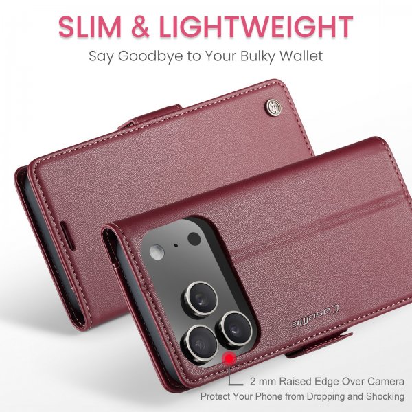 CaseMe iPhone 17 Pro -suojakuori 023 Series Punainen
