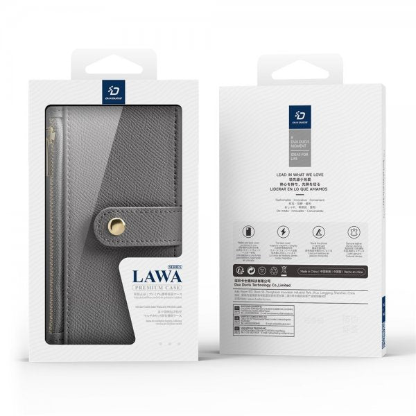 Dux Ducis iPhone 17 Pro -suojakuori 2-in-1 Lawa Series MagSafe harmaa