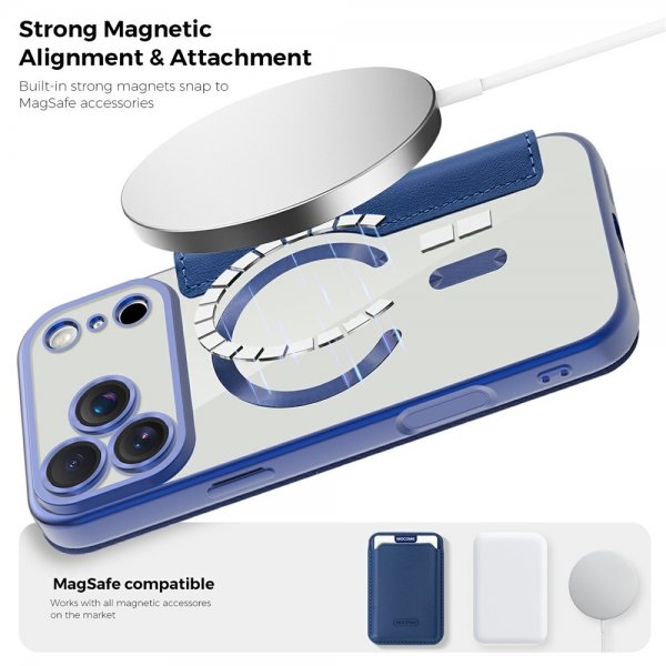 iPhone 17 Pro Kotelo MagSafe Sininen