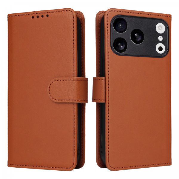 Betopnice iPhone 17 Pro -kuori irrotettavalla kuorella 005 ruskea