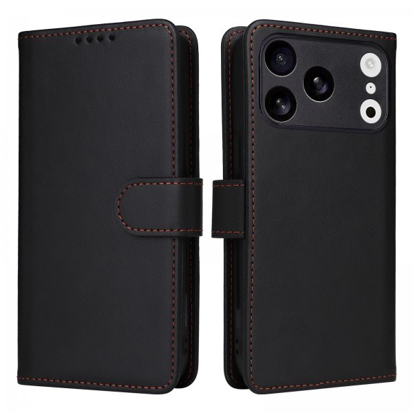 Betopnice iPhone 17 Pro -kotelo irrotettavalla kuorella 005 Musta