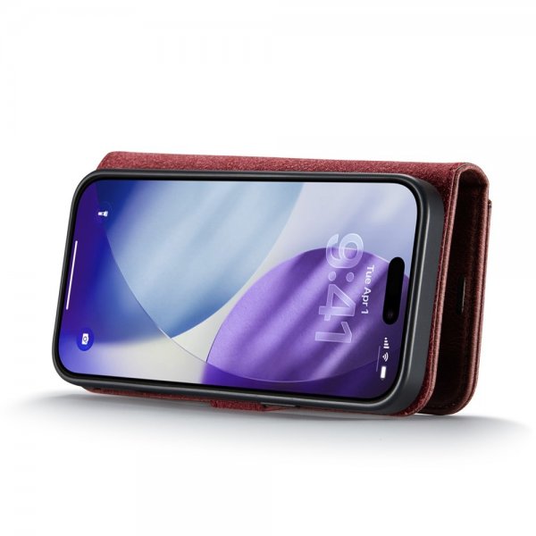 Dg.Ming iPhone 17 Pro -kotelo irrotettavalla kuorella, punainen