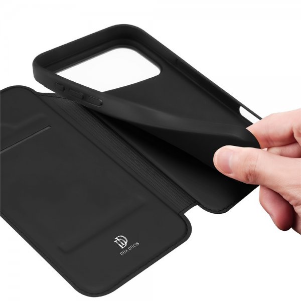 Dux Ducis iPhone 17 Pro -suojakuori, Skin Pro Series, musta