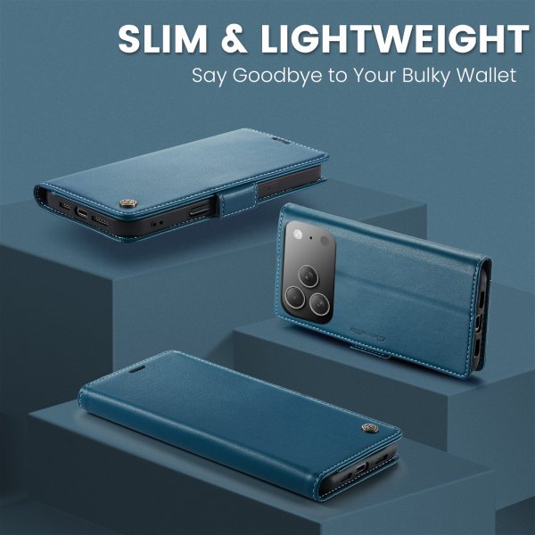 CaseMe iPhone 17 Pro Max suojakotelo 023-sarja sininen