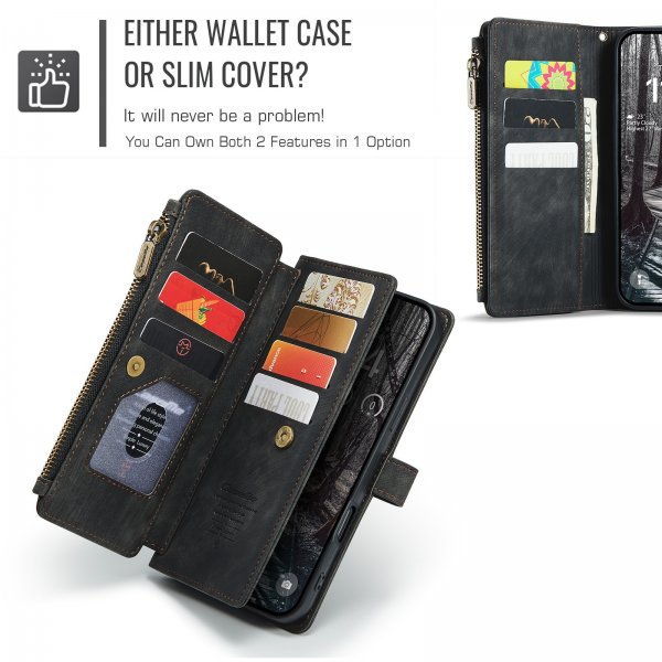 CaseMe iPhone 17 Pro Max -kotelo C30 Series musta