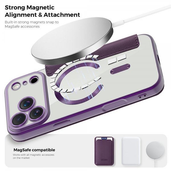 iPhone 17 Pro Max -kuori, MagSafe, violetti