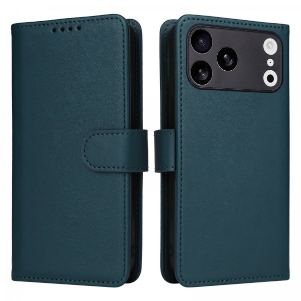 Betopnice iPhone 17 Pro Max -kuori irrotettavalla kannella 005 Vihreä