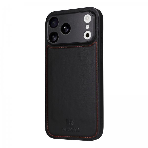 Betopnice iPhone 17 Pro Max -kotelo irrotettavalla kuorella 005 musta