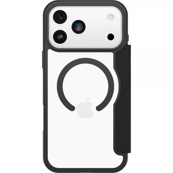 Otterbox iPhone 17 Pro Max React Folio MagSafe -suojakotelo, Black Crystal