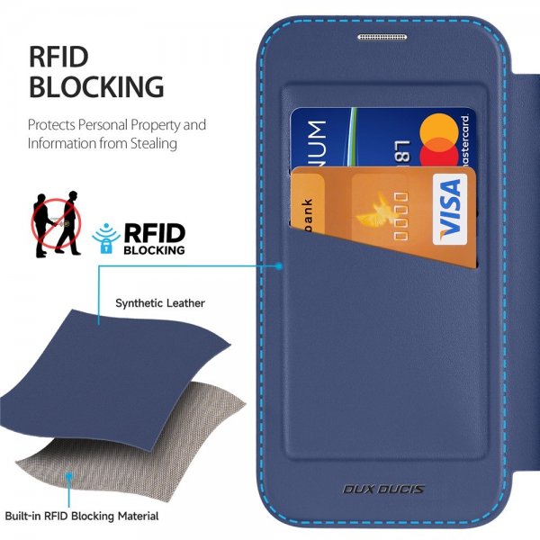 Dux Ducis iPhone 17 Pro Max -suojakuori Skin X Pro Series MagSafe, sininen