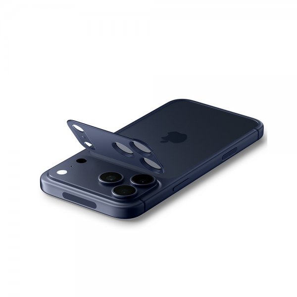 Spigen iPhone 17 Pro Max Kamerasuojalasi Glas.tR EZ Fit Optik Pro XL Sininen