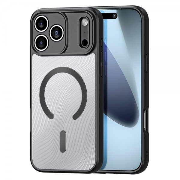 Dux Ducis iPhone 17 Pro Max Kuori Aimo Series MagSafe Musta