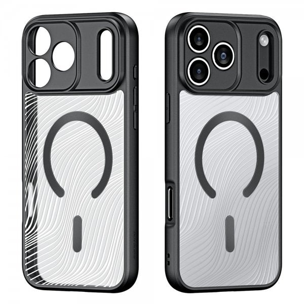 Dux Ducis iPhone 17 Pro Max Kuori Aimo Series MagSafe Musta