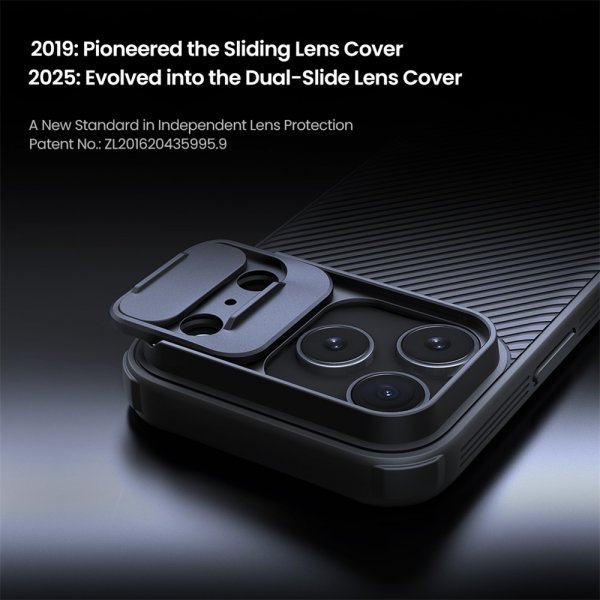 Nillkin iPhone 17 Pro Max -kuori CamShield Pro MagSafe, musta