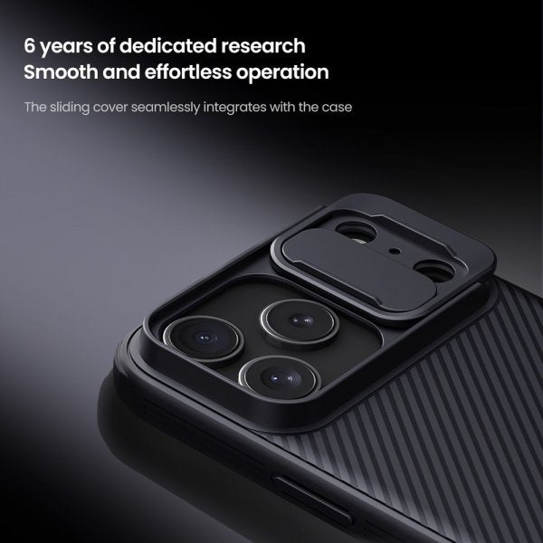 Nillkin iPhone 17 Pro Max -kuori CamShield Pro Musta